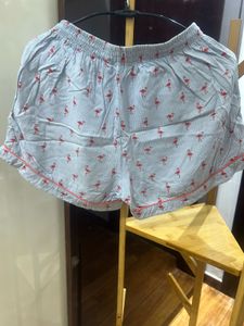 Flamingo Print Shorts