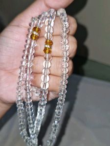 Crystal Beaded Necklace ( Tasbih)