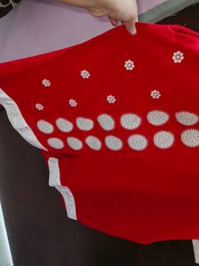 Beautiful RED WOOLEN KURTA 🥳💕