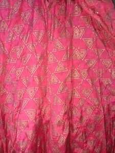 Traditional/Ethnic Pink Plazza Cum Skirt!! In Gre