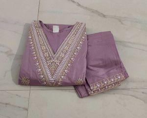 New Zari Work Kurta Set