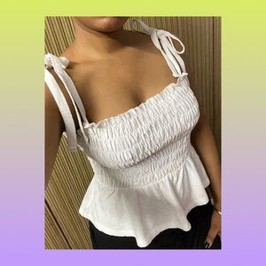 White Tie Top