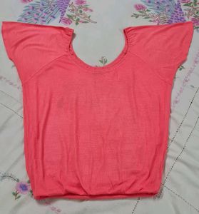 Peach dress cum top from ONLY