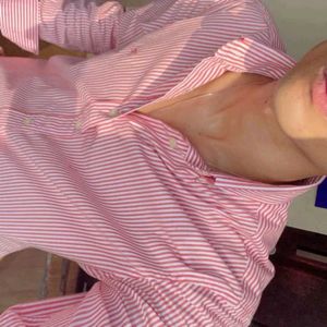 Striped Pink Dress Shirt