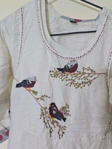 Elegant Embroidered Kurta