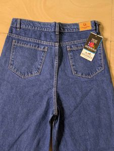 Wide Leg Denim Jeans