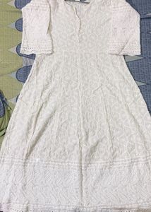 3 Piece Chicken Kurta Set With Plazzo And Dupatta