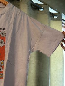 Moda Rapido Lavender Graphic Tee, Bust- 36/34