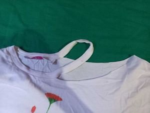 White Graphic Tee