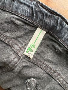 Black Cargo Jeans