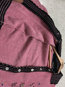 Pink Floral sweater
