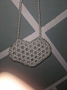 Beaded Heart ❤️ Shape Bag