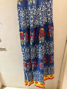 Beautiful Boho Floral Print Halter Dress