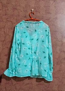 Transparent Flared Top