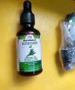 Pure& Natural Rosemary Essential Oil with Dropper
