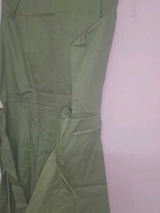 Olive Green Sleeveless Dress
