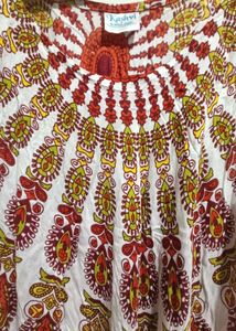 Printed Umbrella Dress