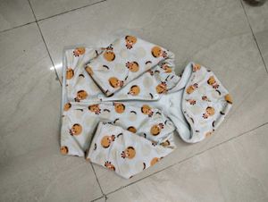 Baby Winter Jacket + Dungree Set