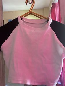 Casual Crop T Shirt