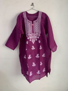BRAND NEW CHIKANKAARI KURTA
