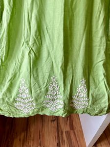 Fluorescent Green Kurta