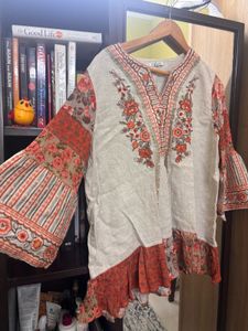 Floral Embroidered Top