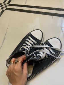 Black Canvas Sneakers