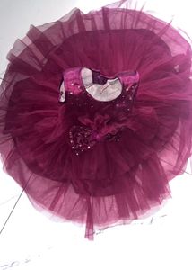 Cute Burgundy Party Dress