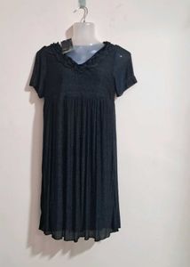 New Georgette Soft Black Dress