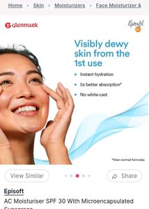 Episoft Moisturizer With Microencapsulated Sunscre