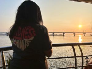 Gray T-shirt with Pink Heart