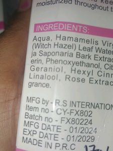 Clamy Rose Makeup Fixer