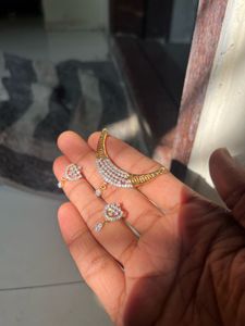 One Gram Brand Pendent Set