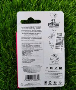 Pawpaw Tinted Hot pink Lipbalm