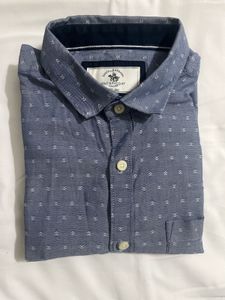 Blue Santabara Polo &amp; Racquet Premium Shirt