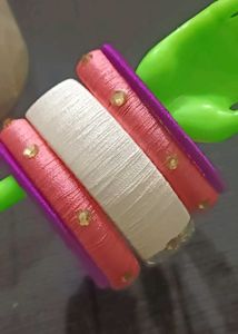 Fancy Thread Bangles. Bracelet Model Single Set