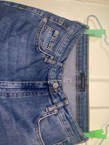 Blue Denim Flare Jeans