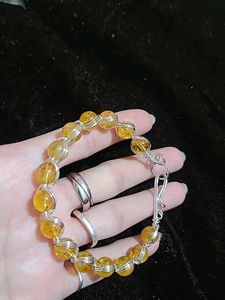 Natural Citrine Stone Bracelet New
