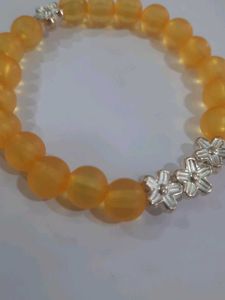 Beaded Flower Bracelet