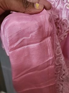 Baby Pink Kurti Suit Set