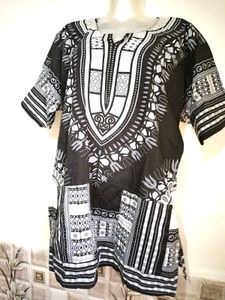 Size L Ethnic Print Top