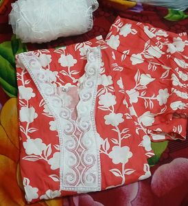 Kurta Pant Set With Dupatta