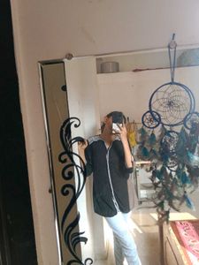 Black Shirt And Short Kurta
