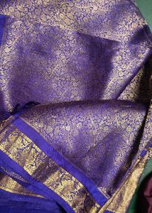 Elegant Purple Silk Saree