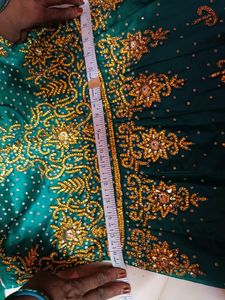 Full Length Anarkli Frock With Heavy Work