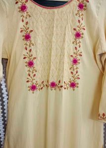 Yellow Kurti