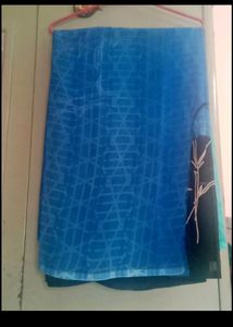New Blue Saree