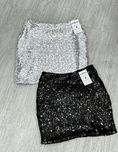 Sparkling Sequin Mini Skirt