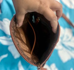 Fastrack Tan Color Sling Bag
