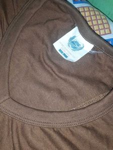 Brown Long Sleeve T-Shirt